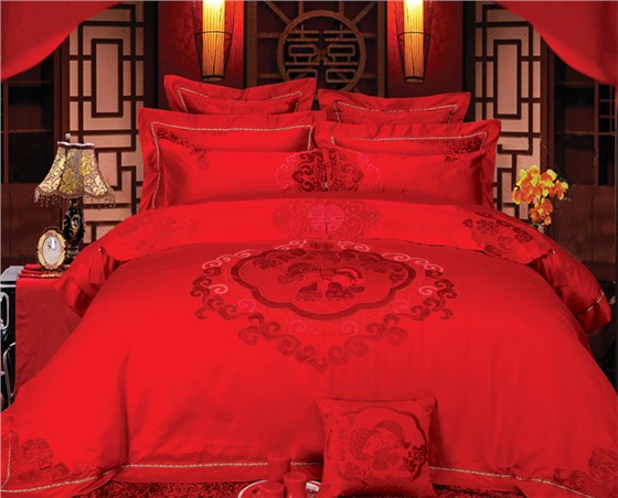 SC3091一世情缘(高精密刺绣床盖九件套)