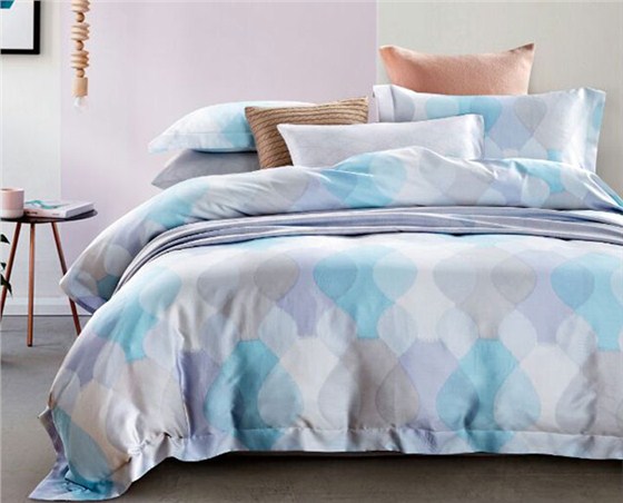 SD5283幽思浅浅（天丝印花床盖四件套）